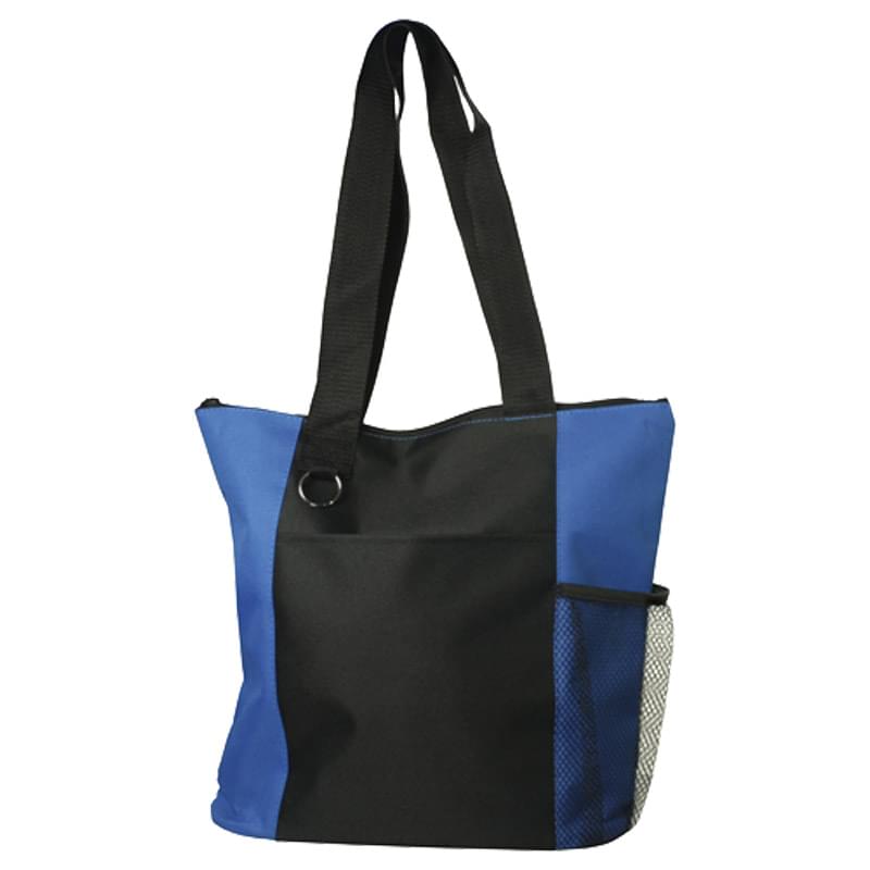 Bags - Fun Zippered Business Tote Bag with Pockets