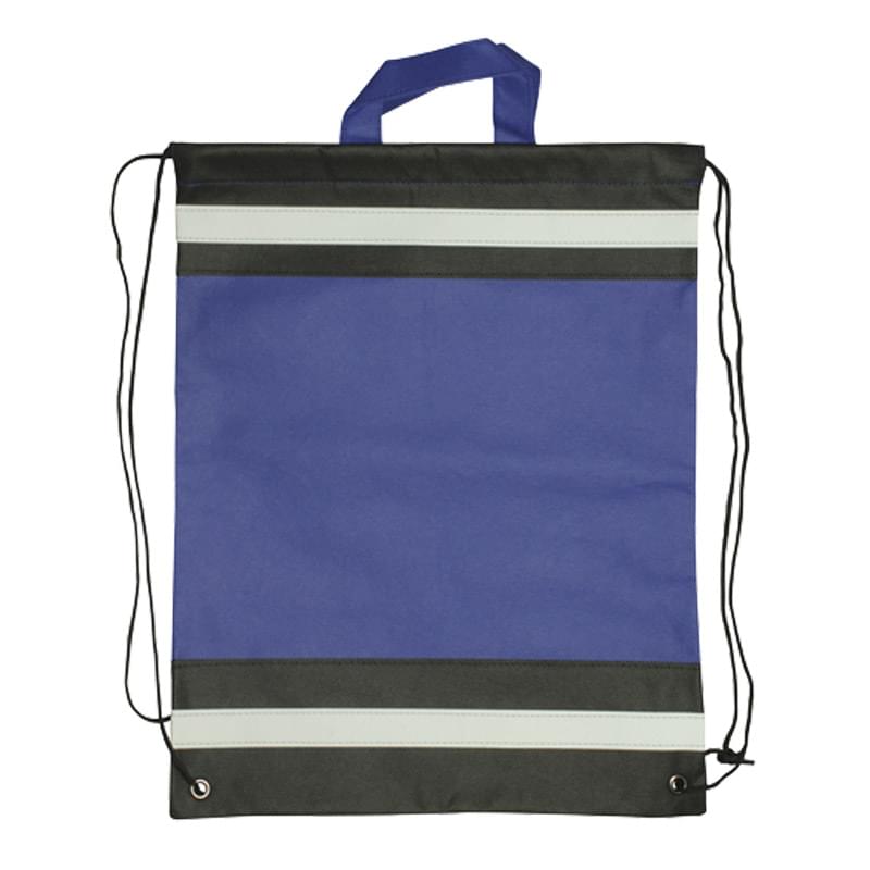 Drawstring Backpack - Non-Woven Reflective Drawstring Bags