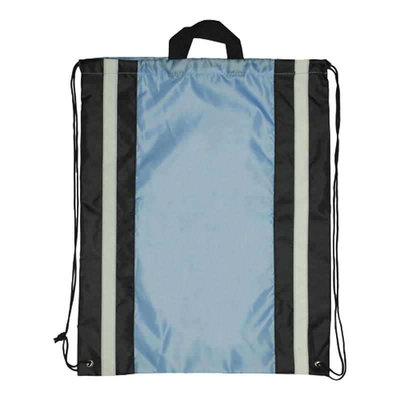 Drawstring Backpack - Large Reflective Drawstring Sport Bags