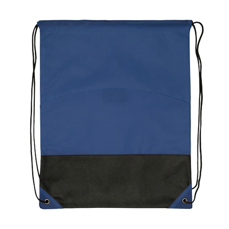Drawstring Backpack - Non-Woven Two Tone Drawstring Bag
