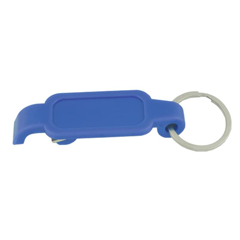 Full Color Bottle/Can Opener Key Ring (3/4"x2 1/2"x1/2") 3