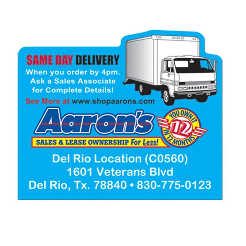 2.5"X3" Delivery Truck Stock Shape Vinyl Magnet - 30mil