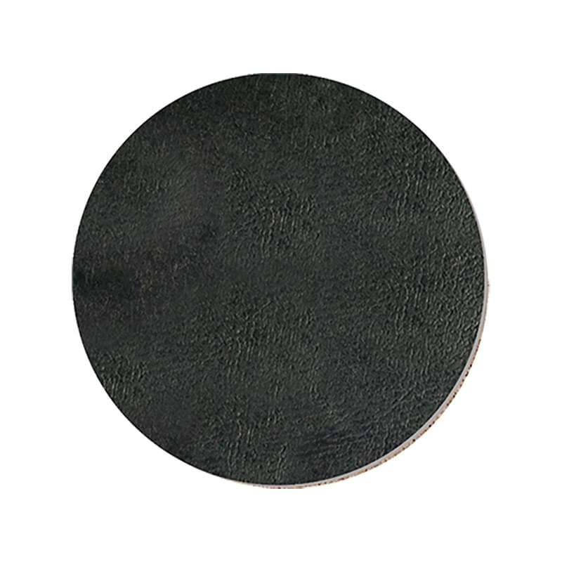 3.5" Round Leatherette Coaster 2