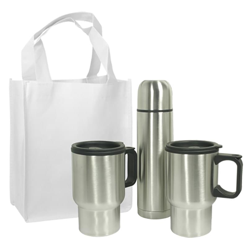 Mug Gift Set with Non-woven Gift Tote Bag
