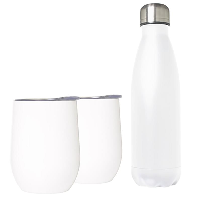 Stainless Steel Bottle & Goblet Set 5