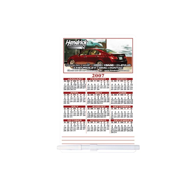 5.5"X8.5" Custom Calendar Memo Board w/ Magnets or Tape