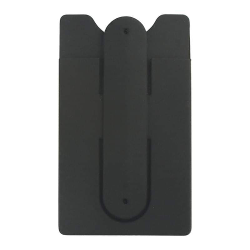 Silicone Smart Phone Wallet w/Stand