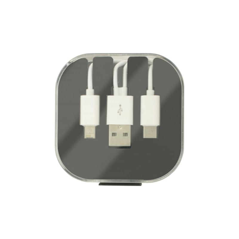 Multi Charging Cables in Case w/ Phone Stand 2