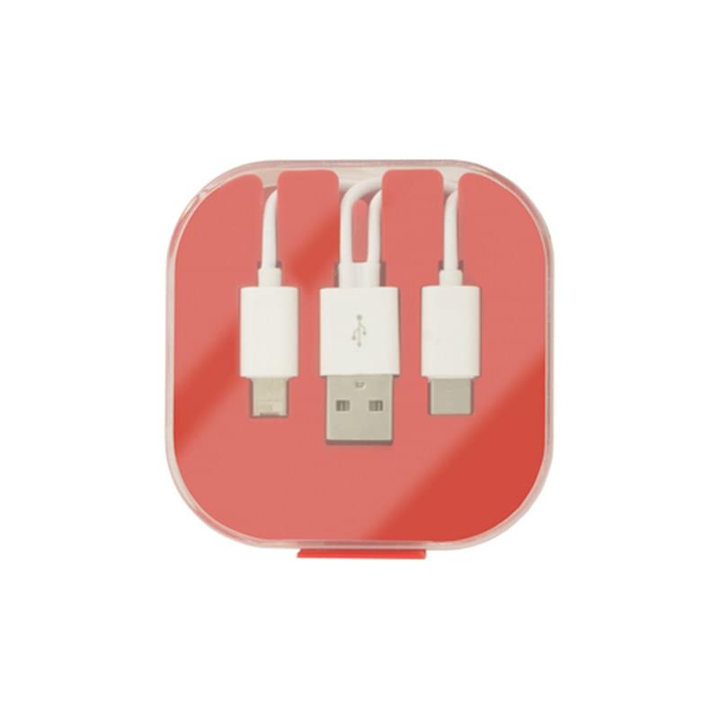 Multi Charging Cables in Case w/ Phone Stand 3