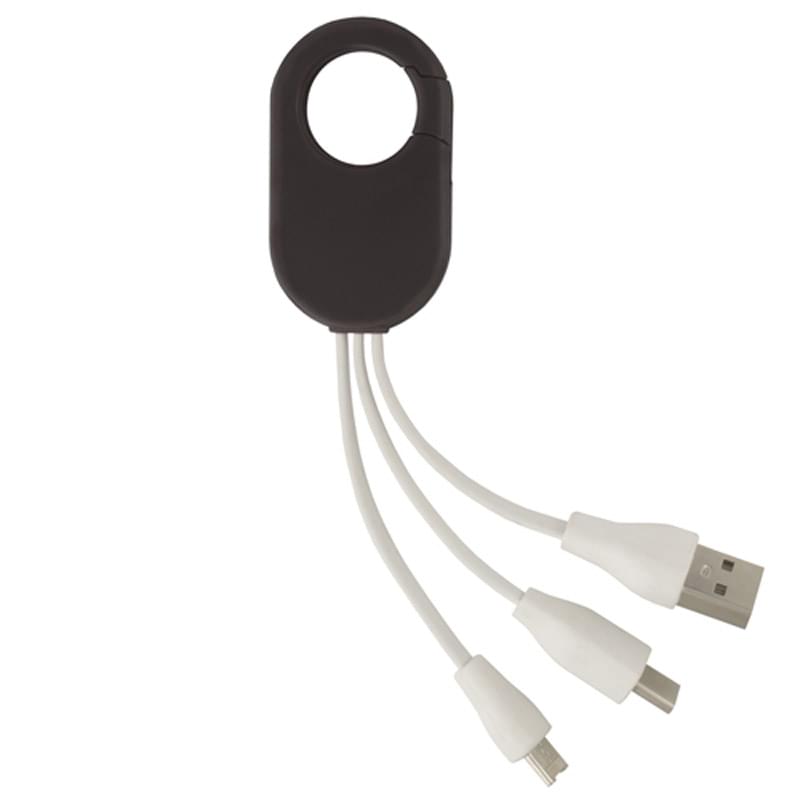 Multi Charging Cables with Carabiner 2