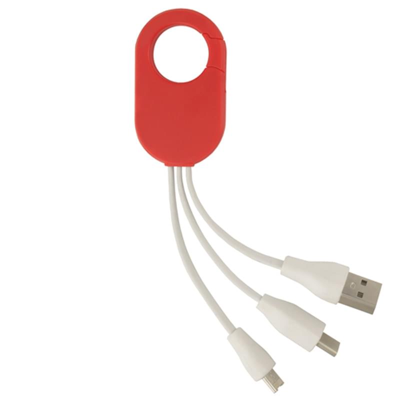Multi Charging Cables with Carabiner 3