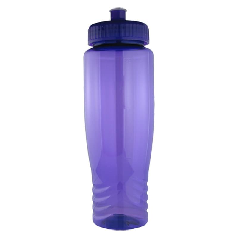 Sports Bottle - 28 Oz Plastic Fitness Water Bike Bottle