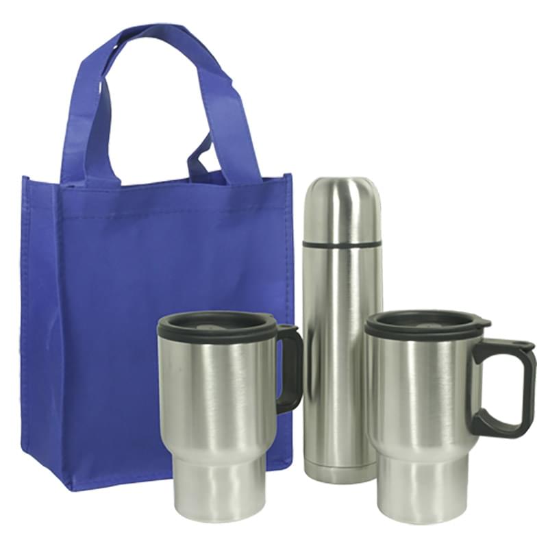 Mug Gift Set with Non-woven Gift Tote Bag