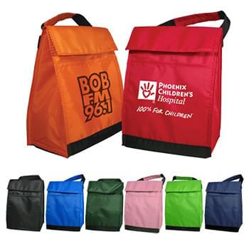 Polyester Insulated Lunch Bags with Handle & Pocket