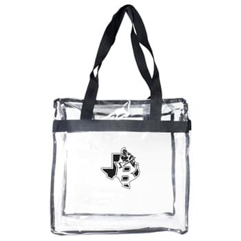 Totes - Clear Zippered Stadium Tote
