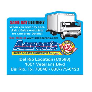 2.5"X3" Delivery Truck Stock Shape Vinyl Magnet - 20mil