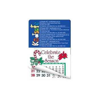 Rectangle Calendar Pad Sticker W/Tear Away Calendar