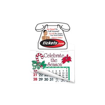 Telephone Shape Calendar Pad Sticker W/Tear Away Calendar