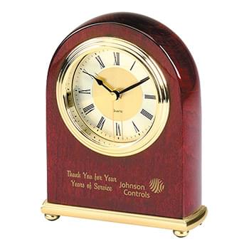 Arched Piano-Wood Clock