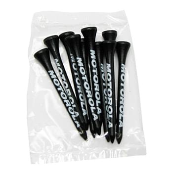 Golf Tee Poly Packet with 10 Tees