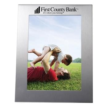 Aluminum Picture Photo Frame Holds 5" X 7" Photograph