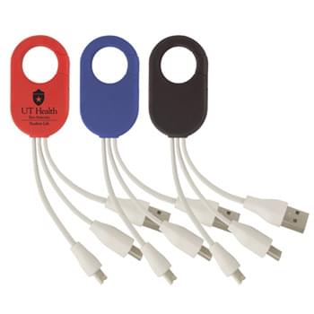 Multi Charging Cables with Carabiner